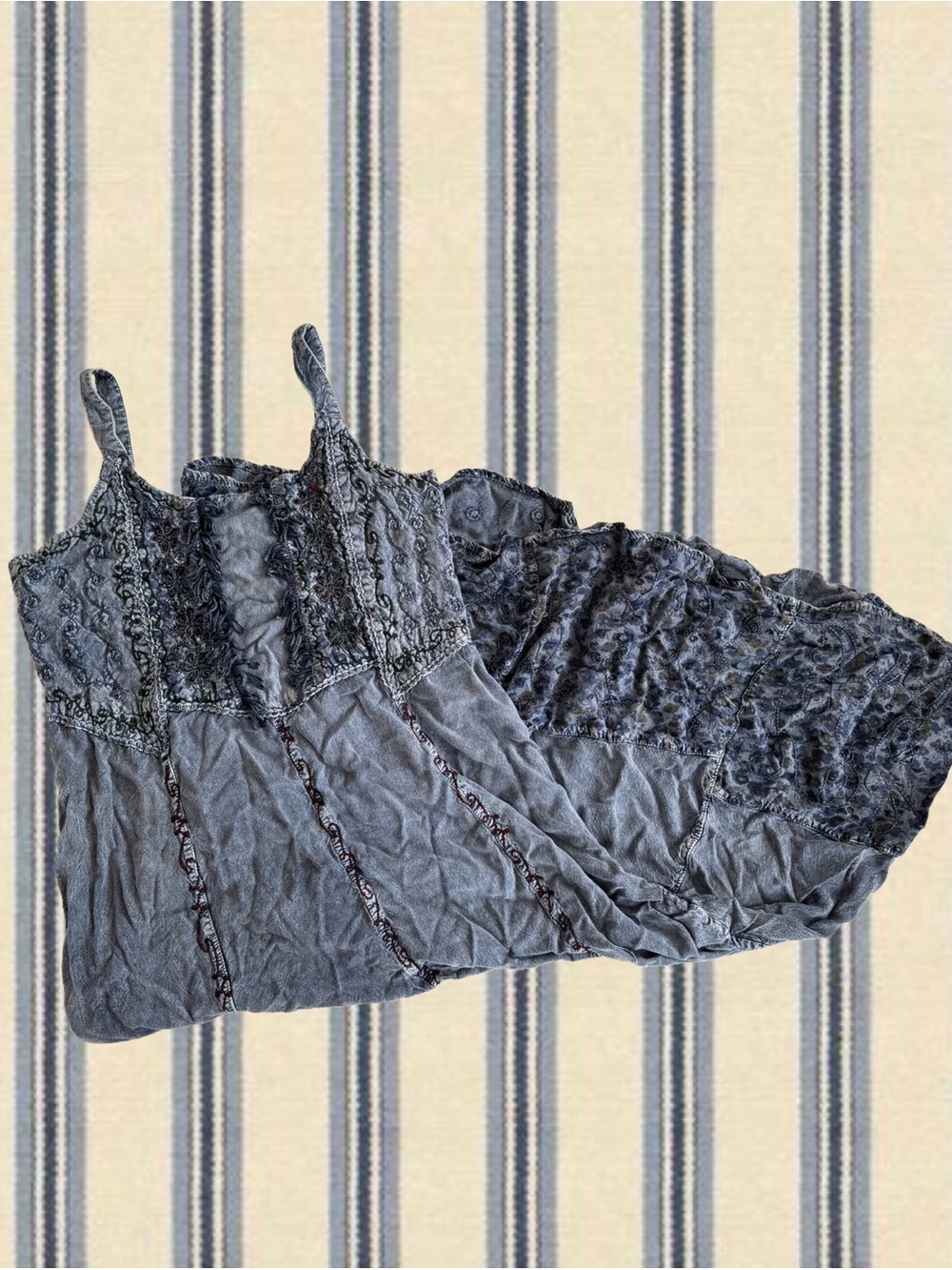 Women's Lace-Trim Charcoal Sleep Camisole